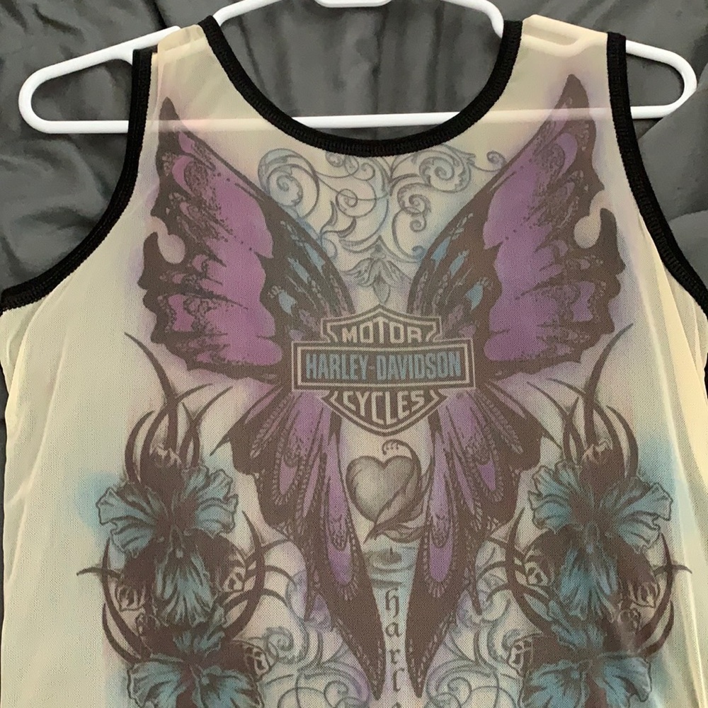 Harley Davidson - Papillion Mesh Back Tank